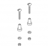 Kohler 1433803 Grommet, 2 Bolts Service Kit